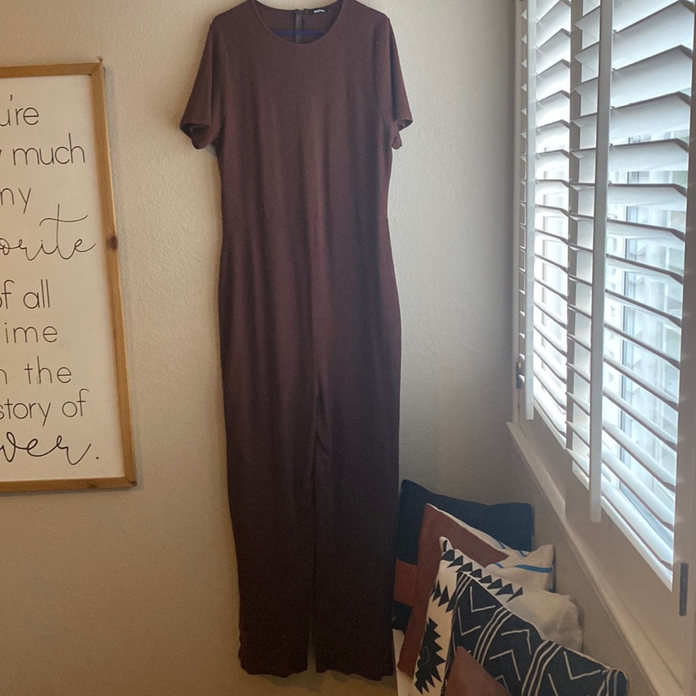 Cute and comfy short sleeve jumpsuit
